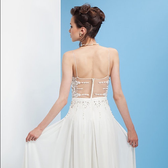 Beaded Sheer-Back Gown // - Picture 8 of 8